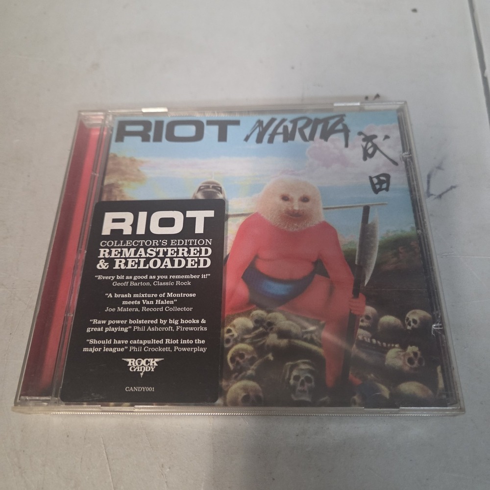 Riot Narita CD 2005 Rock Candy Remastered Heavy Metal CANDY001